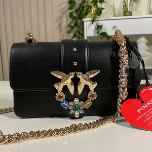 New with tag Pinko Love bag mini Jewels crossbody handbag